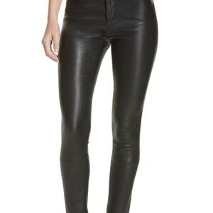 NWT! Theory leather 
Bristol Leather pants sz 8